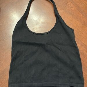 American Eagle black halter top L/XL